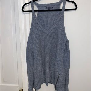 American Eagle cold shoulder sweater